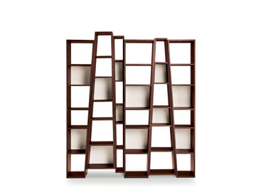 BEAT - Open freestanding wood veneer bookcase by i 4 Mariani - view 3